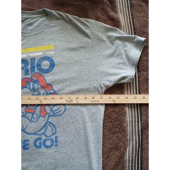 Super Mario Bros. '85 Here We Go old Large T-shirt: vintage Gamer Nintendo - Picture 3 of 6